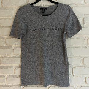 3/$15 Soft Heather Grey Graphic Tee